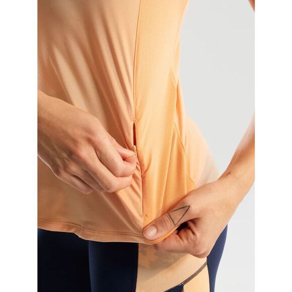 Roxy ERJKT04114 Women's Sz XL Peach Fuzz Pure Pursuit Mesh Tank Top - Picture 11 of 11